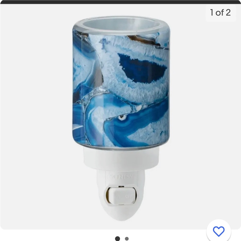 Scentsy blue agate mini warmer